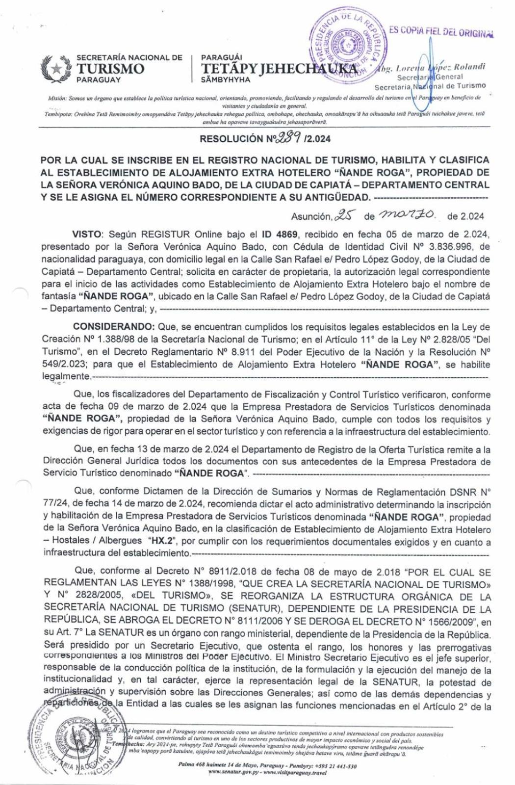 Hospedaje Nande Roga Capiata Екстер'єр фото