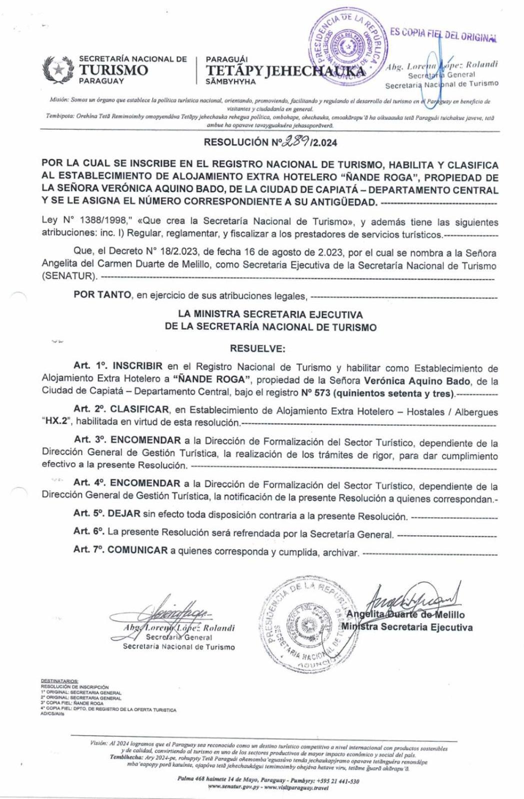Hospedaje Nande Roga Capiata Екстер'єр фото